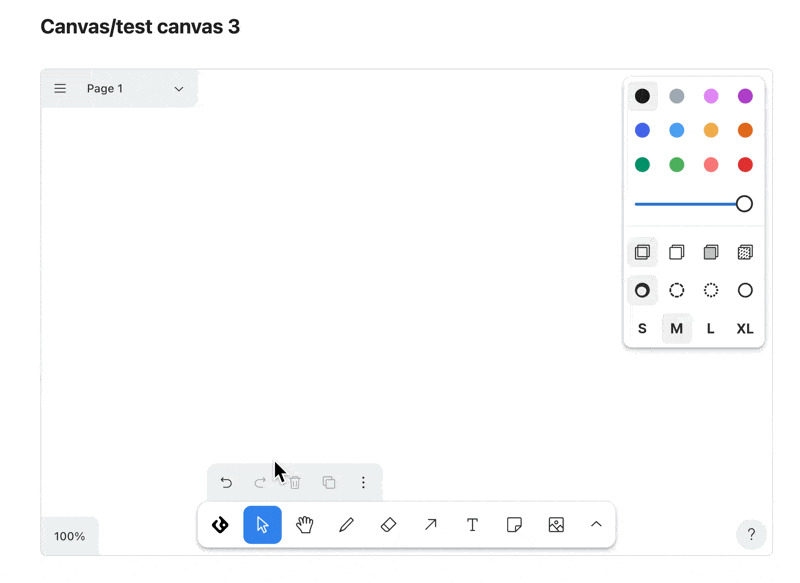node title menu